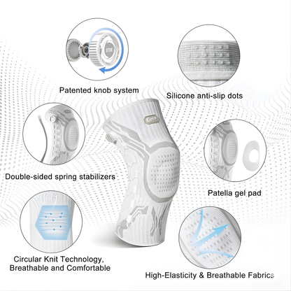 Dial Sleeve™ Smart Knob Knee Brace