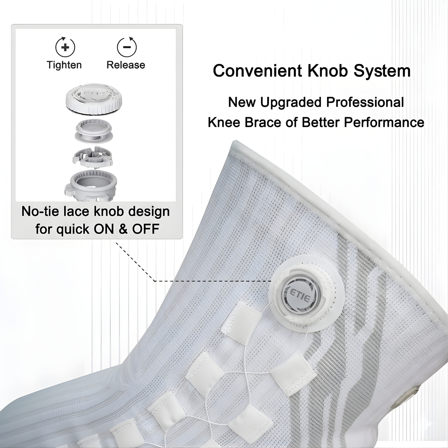 Dial Sleeve™ Smart Knob Knee Brace