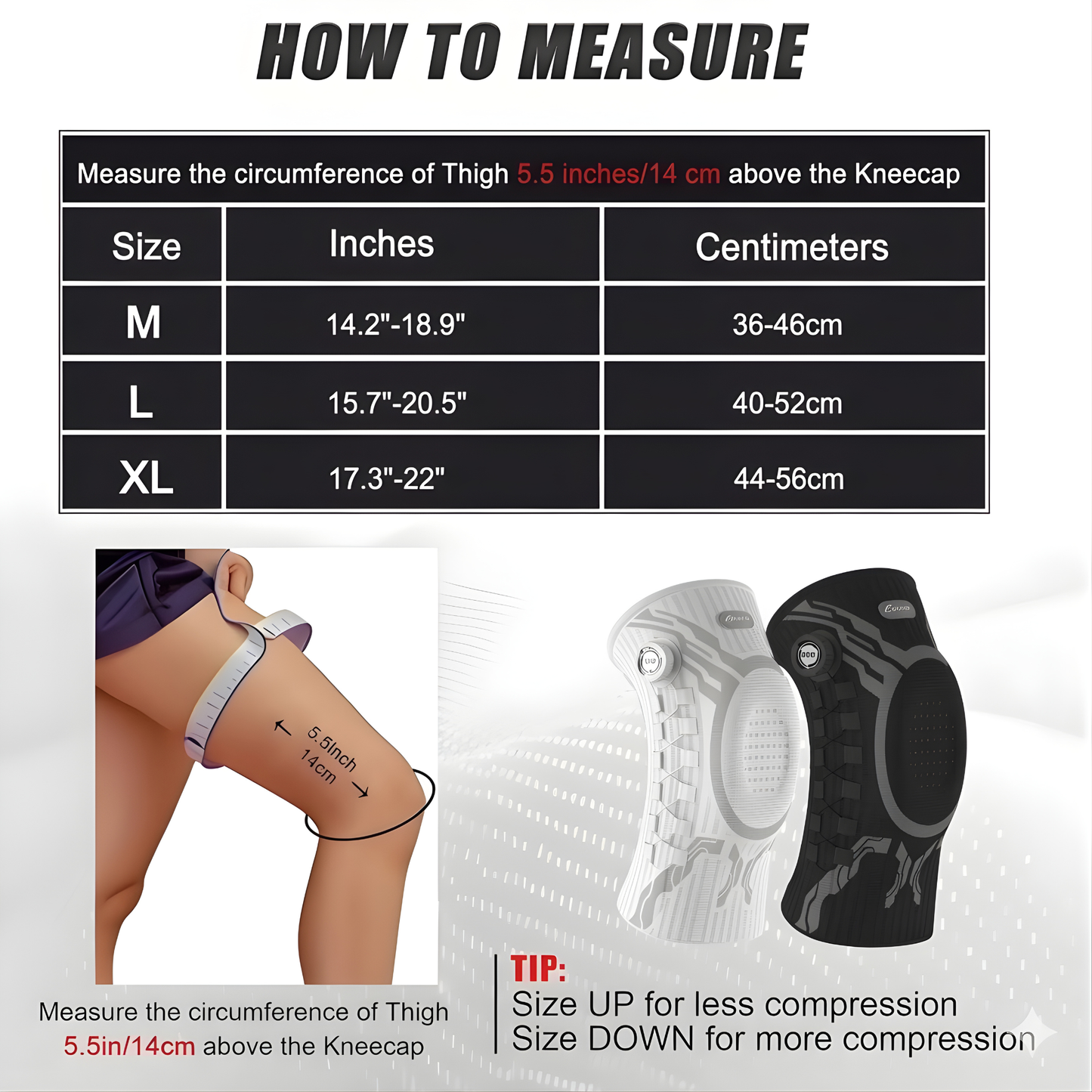 Dial Sleeve™ Smart Knob Knee Brace